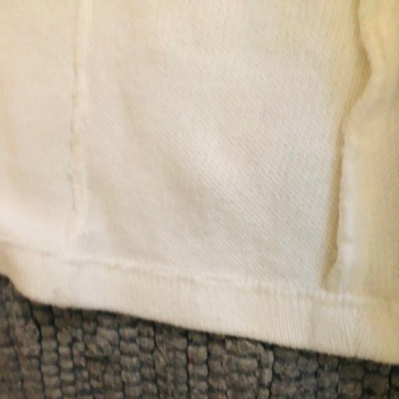 Versatile Amina Rubinacci white Sweater/Jacket gently worn Size 44 - Picture 5 of 9
